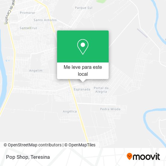 Pop Shop mapa
