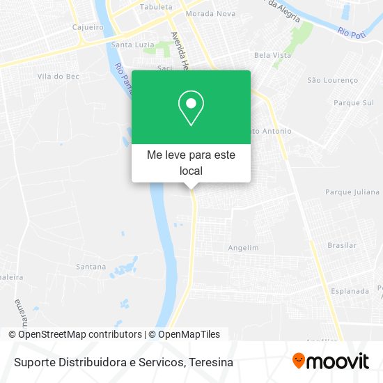 Suporte Distribuidora e Servicos mapa