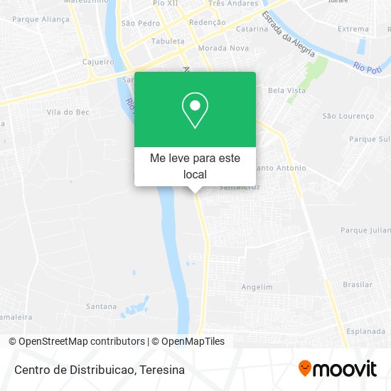 Centro de Distribuicao mapa