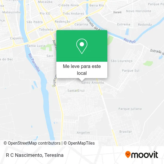 R C Nascimento mapa