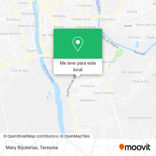 Mary Bijuterias mapa