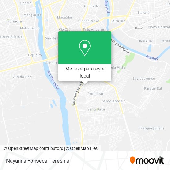 Nayanna Fonseca mapa