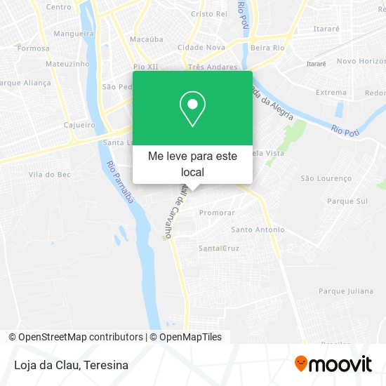 Loja da Clau mapa