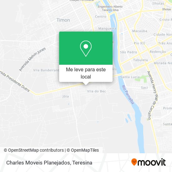 Charles Moveis Planejados mapa