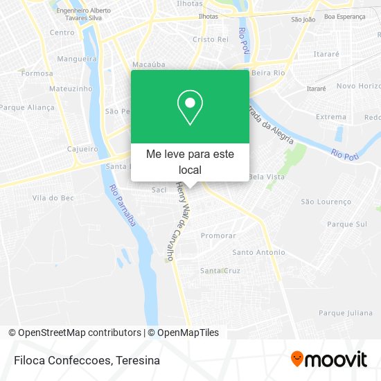 Filoca Confeccoes mapa