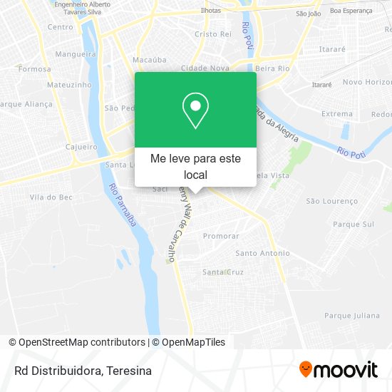 Rd Distribuidora mapa