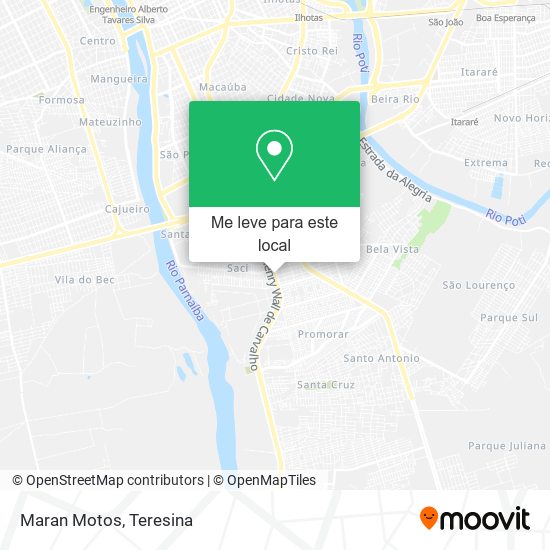 Maran Motos mapa