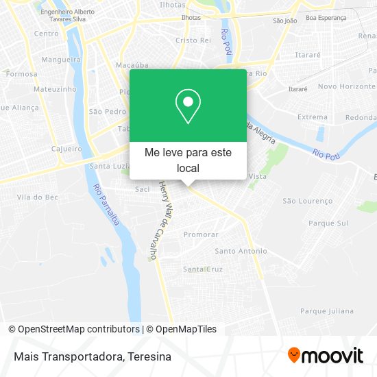 Mais Transportadora mapa