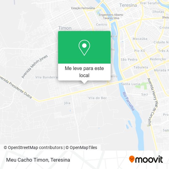 Meu Cacho Timon mapa