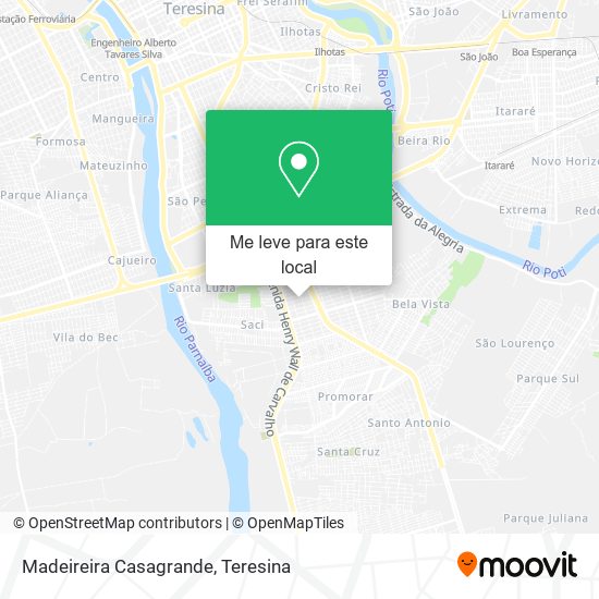 Madeireira Casagrande mapa