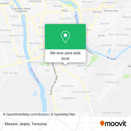 Mexem Jeans mapa