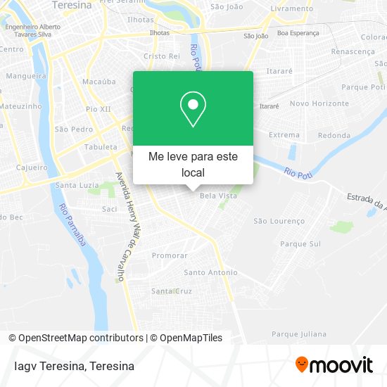 Iagv Teresina mapa