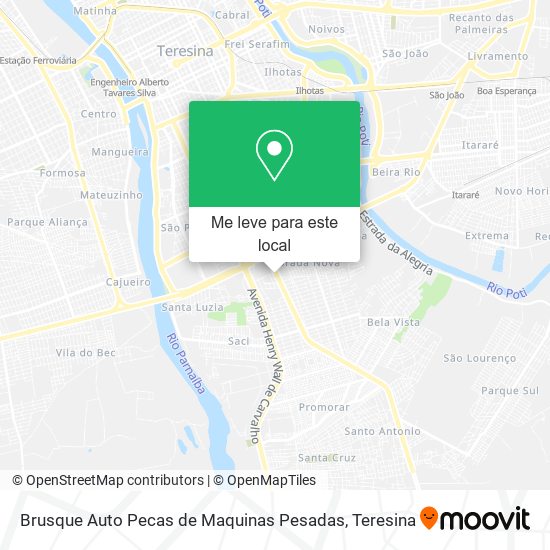 Brusque Auto Pecas de Maquinas Pesadas mapa