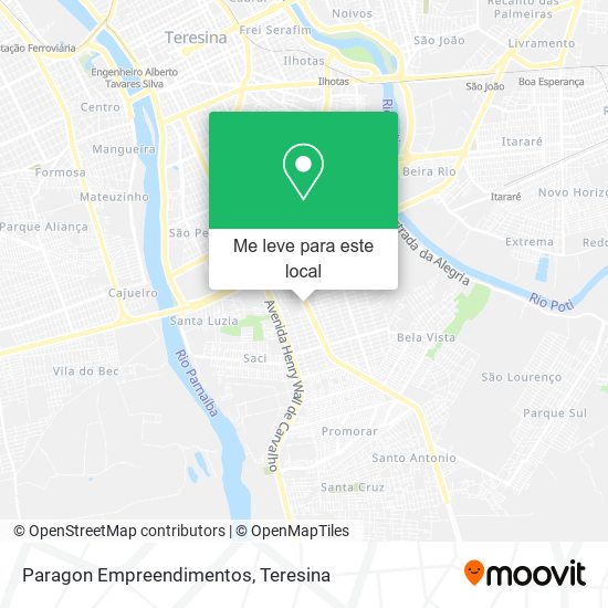Paragon Empreendimentos mapa