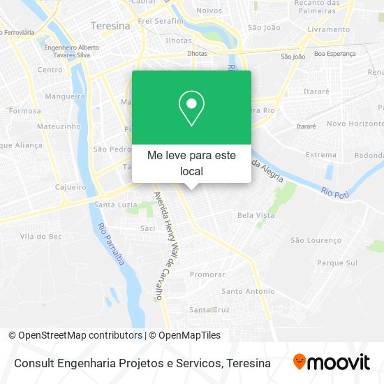 Consult Engenharia Projetos e Servicos mapa