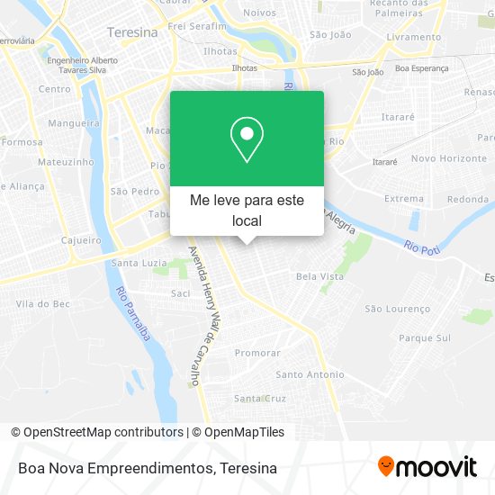 Boa Nova Empreendimentos mapa