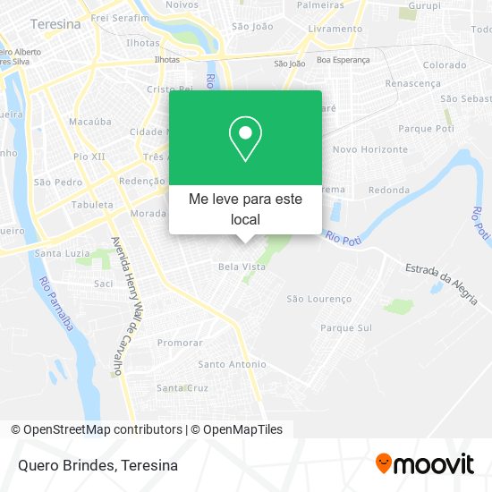 Quero Brindes mapa