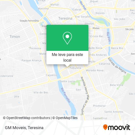 GM Moveis mapa