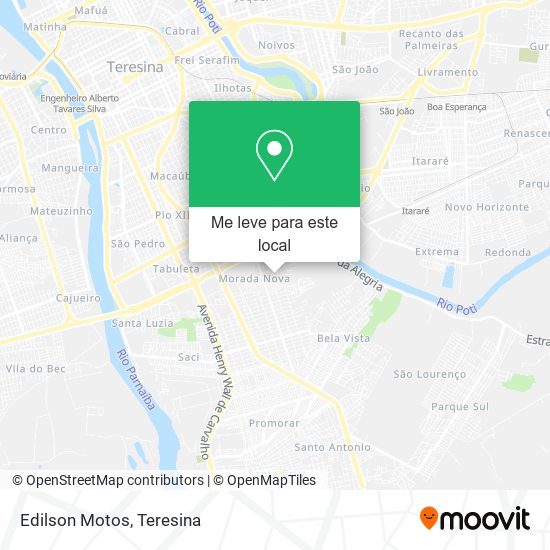 Edilson Motos mapa