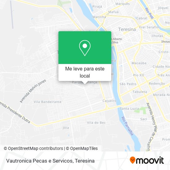 Vautronica Pecas e Servicos mapa