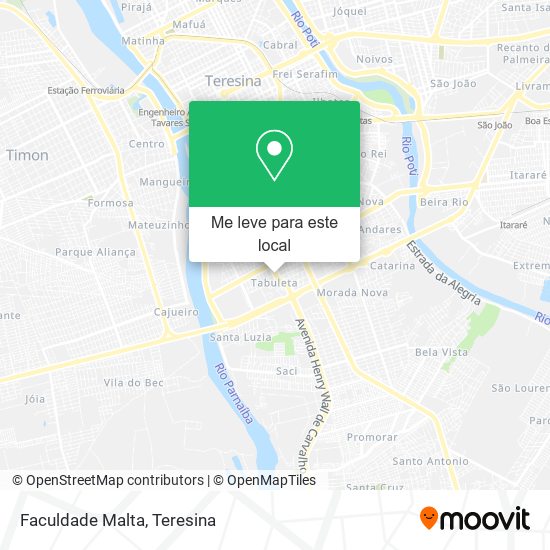 Faculdade Malta mapa