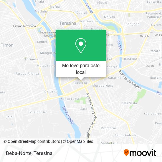 Beba-Norte mapa