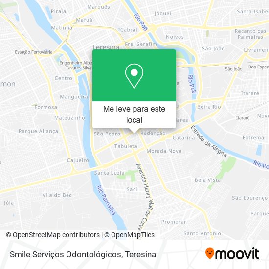 Smile Serviços Odontológicos mapa