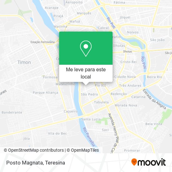 Posto Magnata mapa