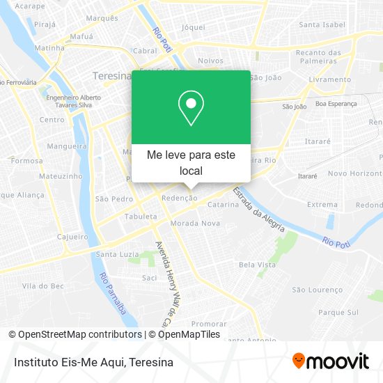 Instituto Eis-Me Aqui mapa