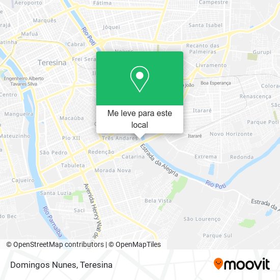Domingos Nunes mapa