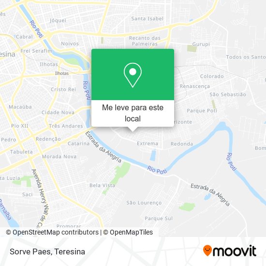 Sorve Paes mapa