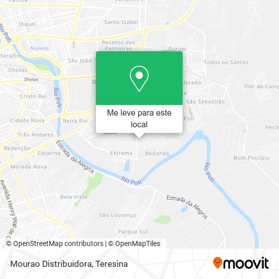Mourao Distribuidora mapa