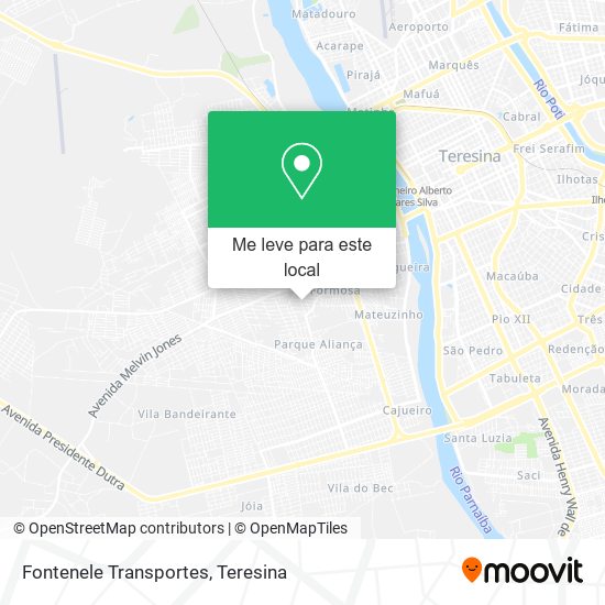 Fontenele Transportes mapa
