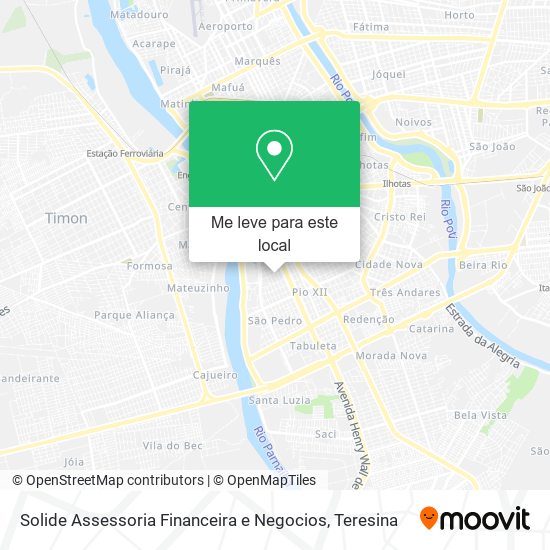 Solide Assessoria Financeira e Negocios mapa