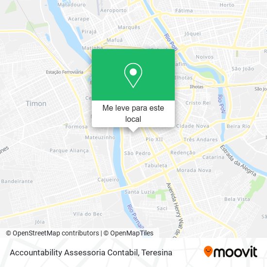 Accountability Assessoria Contabil mapa