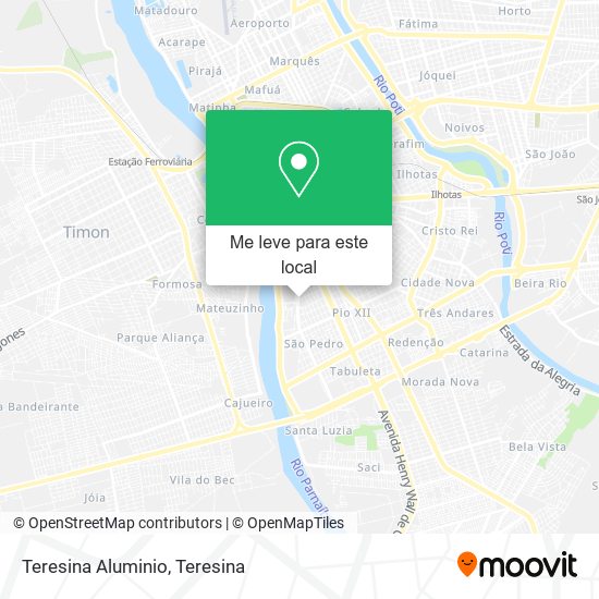 Teresina Aluminio mapa