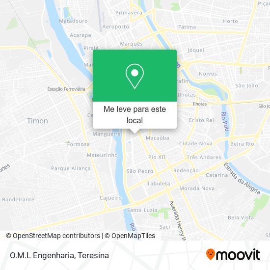 O.M.L Engenharia mapa