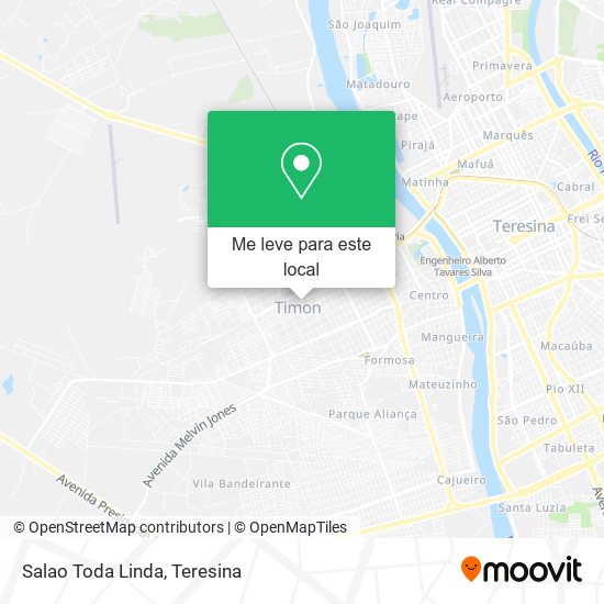 Salao Toda Linda mapa