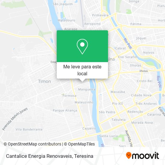 Cantalice Energia Renovaveis mapa