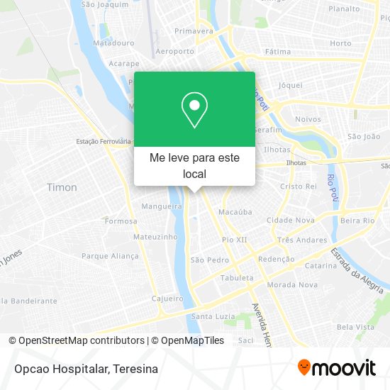 Opcao Hospitalar mapa