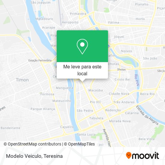 Modelo Veiculo mapa