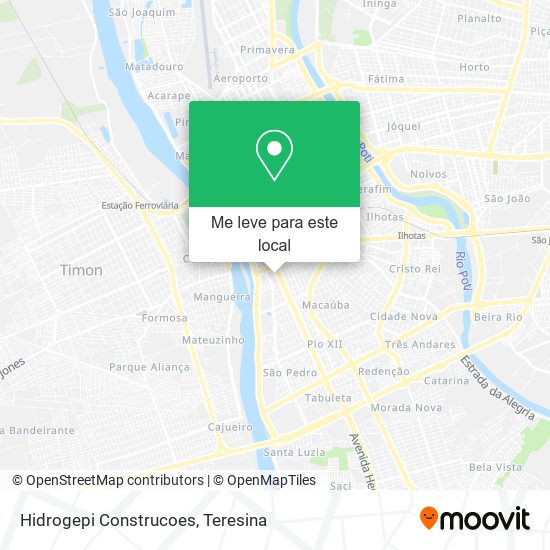 Hidrogepi Construcoes mapa