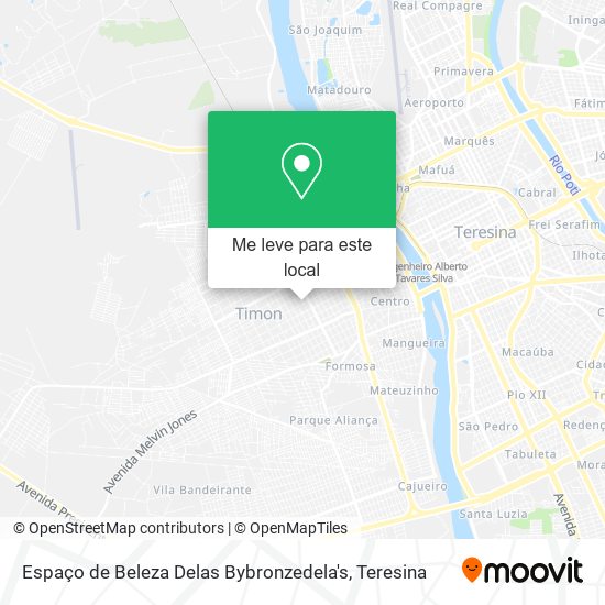 Espaço de Beleza Delas Bybronzedela's mapa