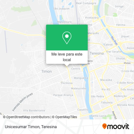 Unicesumar Timon mapa