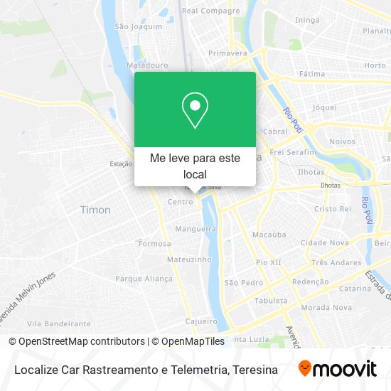 Localize Car Rastreamento e Telemetria mapa