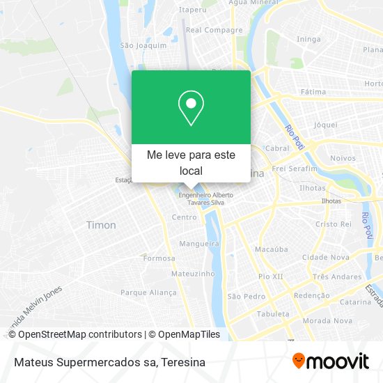 Mateus Supermercados sa mapa