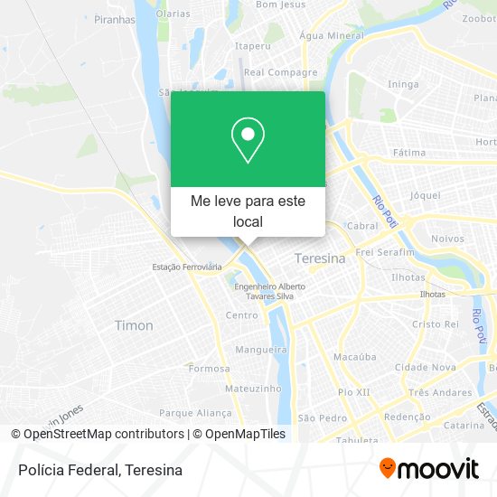 Polícia Federal mapa