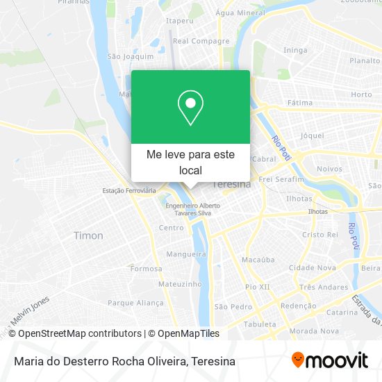 Maria do Desterro Rocha Oliveira mapa