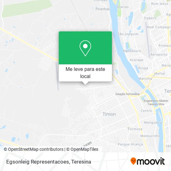 Egsonleig Representacoes mapa