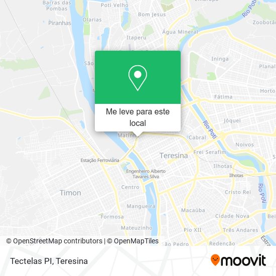 Tectelas PI mapa